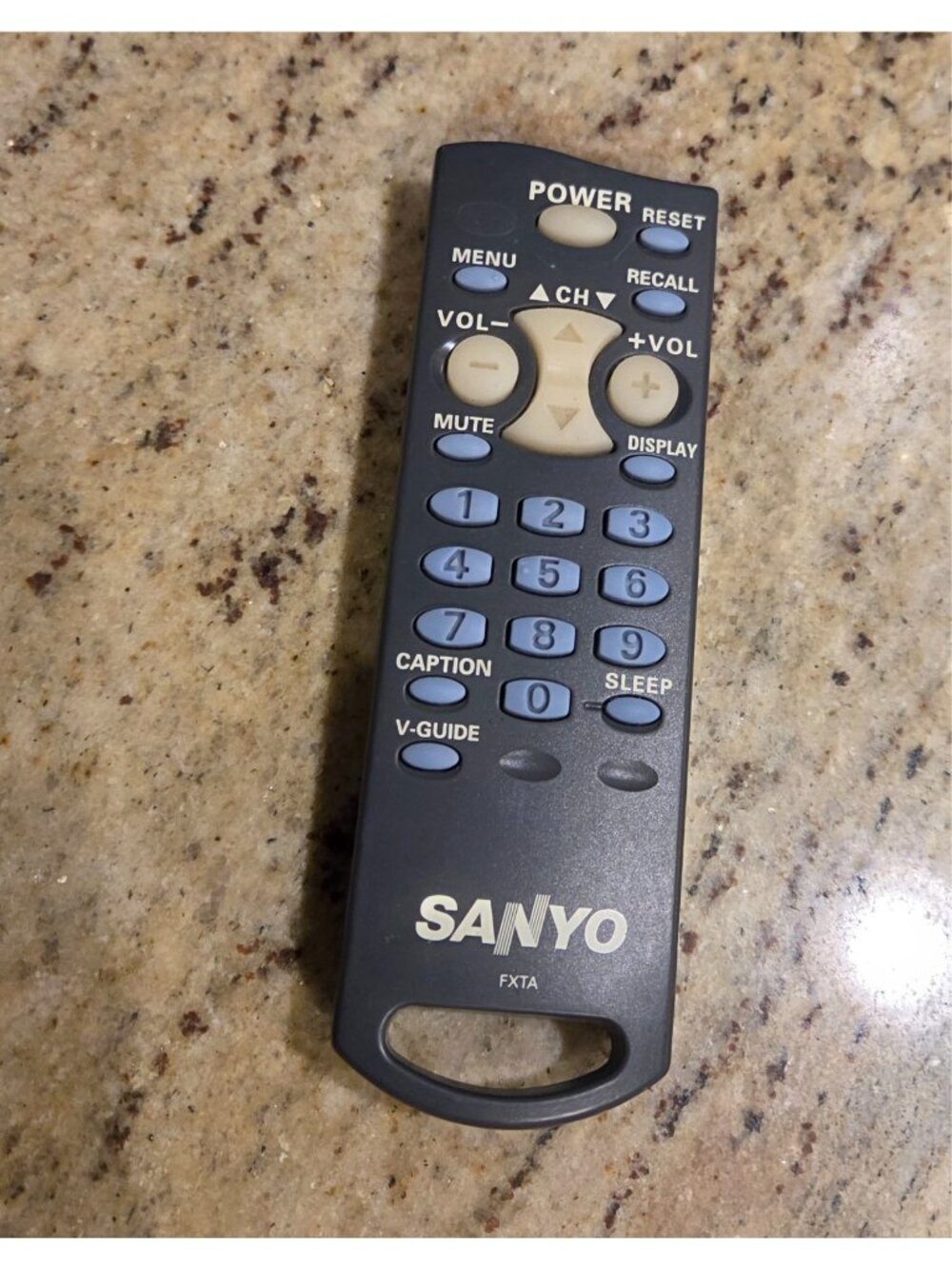 Sanyo FXTA OEM Original TV Television Replacement Remote Control Tested Gray